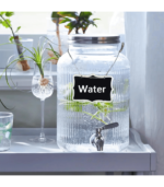 1.5 gallon Glass Ice Beverage Drink Dispenser