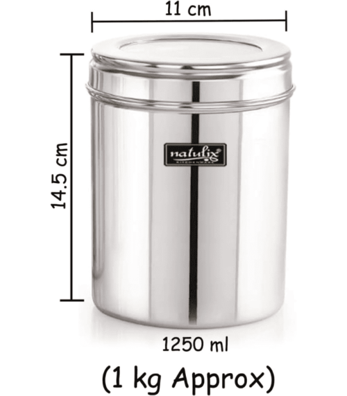 1 Kg Stainless Steel Containers for kitchen