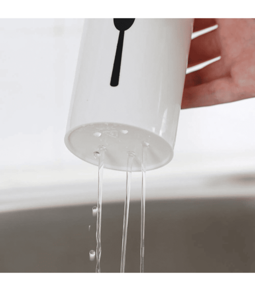Plastic Self Draining Cutlery Holder Stand