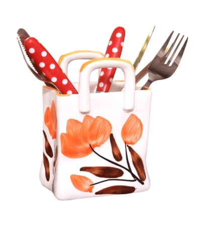 Ceramic Cutlery Stand for Kitchen