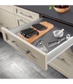 Bamboo Wood Drawer Knife Organizer