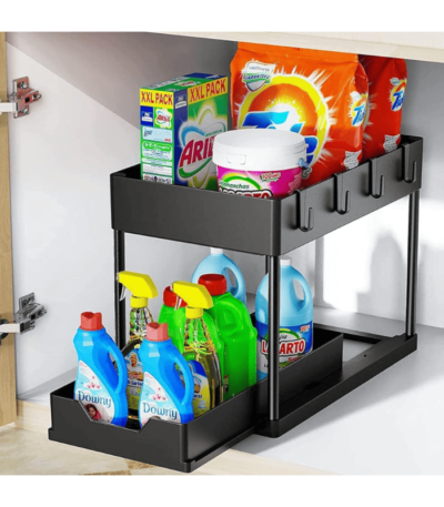 2 Tier Under Sink Organizer for Kitchen
