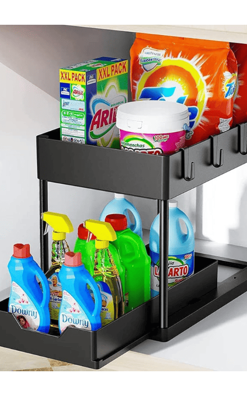 2 Tier Under Sink Organizer for Kitchen