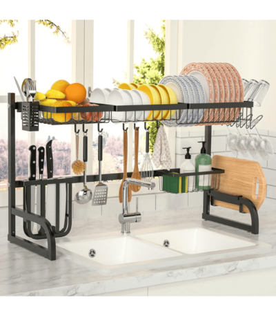 Over The Sink Adjustable Dish Rack