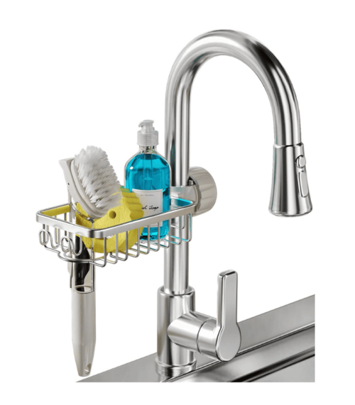 Sponge Holder Over Faucet Kitchen Sink
