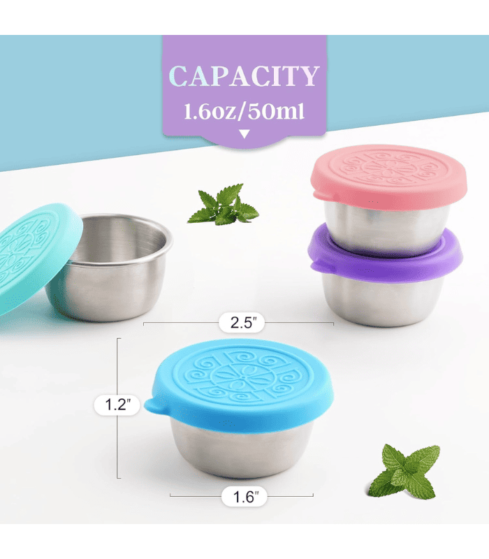 Salad Dressing Containers With Lids