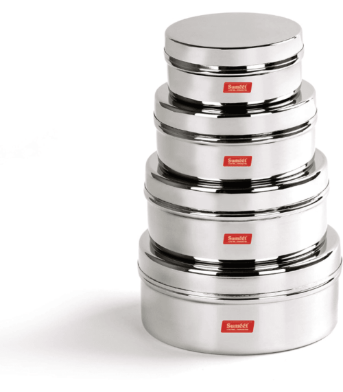 Stainless Steel Flat Canisters