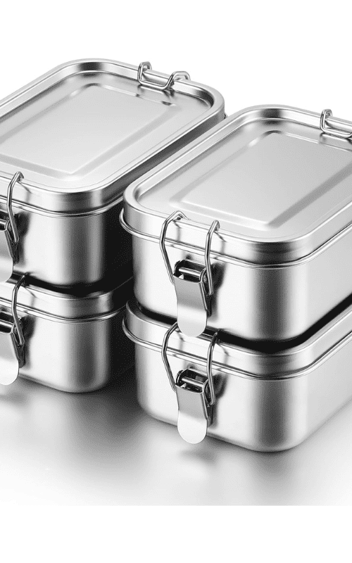 Metal Lunch Box Food Storage Containers