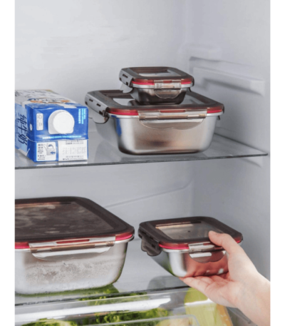 3 Pieces Stainless Steel Container