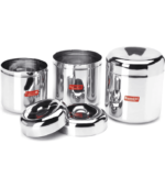 Stainless Steel Vertical Utility Canisters