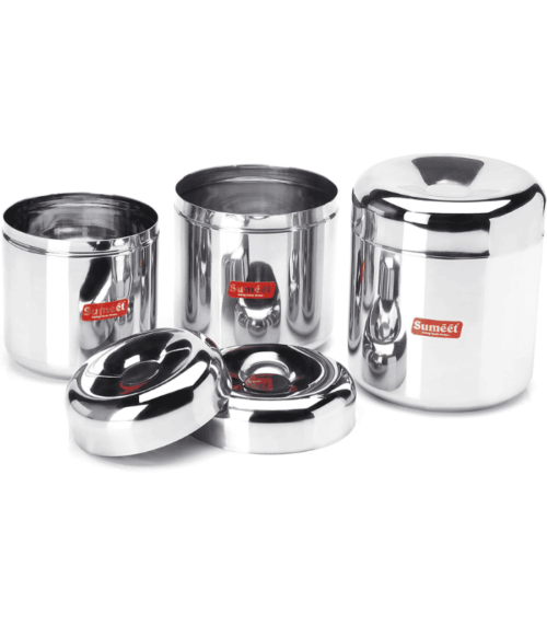 Stainless Steel Vertical Utility Canisters