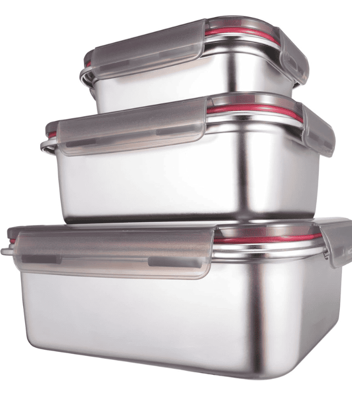 Lynx Box with Airtight Lid Set of 3
