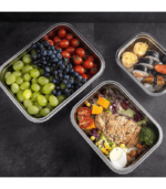 Lynx Box with Airtight Lid Set of 3