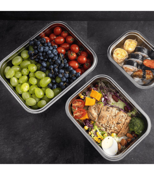 Lynx Box with Airtight Lid Set of 3