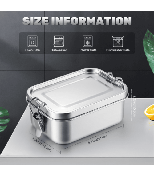 Metal Lunch Box Food Storage Containers