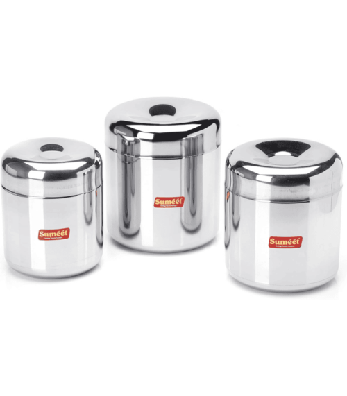 Stainless Steel Vertical Utility Canisters
