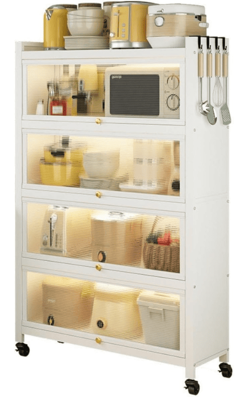 5-Tier Storage Cabinet for Kitchen Pantry
