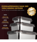Lynx Box with Airtight Lid Set of 3