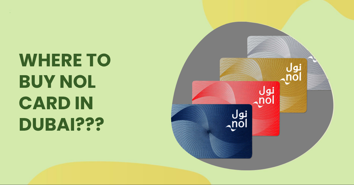 Where to Buy Nol Card in Dubai