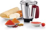 BLACK+DECKER 750W 3-in-1 Mixer Grinder – MG750-B5 Blender, Wet & Dry Grinder, Chutney Jar Set Powerful Motor, Multicolour