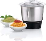 BLACK+DECKER 750W 3-in-1 Mixer Grinder – MG750-B5 Blender, Wet & Dry Grinder, Chutney Jar Set Powerful Motor, Multicolour