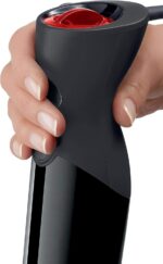 Bosch ErgoMixx Hand Blender – 1000W Powerful Motor, MS62B6190G, Ergonomic Grip, Stainless Steel Blade – Black