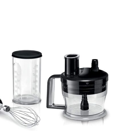 Bosch ErgoMixx Hand Blender – 1000W Powerful Motor, MS62B6190G, Ergonomic Grip, Stainless Steel Blade – Black