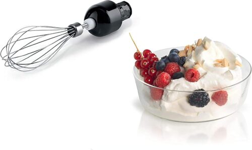 Bosch ErgoMixx Hand Blender – 1000W Powerful Motor, MS62B6190G, Ergonomic Grip, Stainless Steel Blade – Black