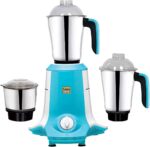 EASY COOK Beauty Plus 750W Mixer Grinder 3 Stainless Steel Jars (1.75L, 750ml, 250g) 3-Speed with Incher Stainless Steel Blades