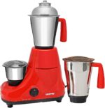 Geepas 750W 3-in-1 Mixer Grinder GSB5081N Stainless Steel Jars & Blades, 3 Speed, Twist Lock Safety Wet & Dry Grinding, Mixing, Juicing – 2-Year Warranty