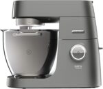 Kenwood Chef XL Titanium Stand Mixer 1700W – KVL8430S 6.7L Stainless Steel Bowl, 5 Attachments, Glass Blender, Meat Grinder, Multi Mill – Silver