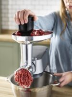 Kenwood Chef XL Titanium Stand Mixer 1700W – KVL8430S 6.7L Stainless Steel Bowl, 5 Attachments, Glass Blender, Meat Grinder, Multi Mill – Silver