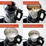 Panasonic Super Mixer Grinder 1000W – MX-AC400 3 Stainless Steel Jars + 1 Juicer Jar Powerful Motor, Durable Build – Black