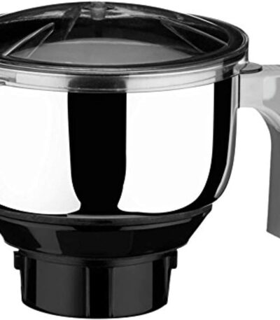 Preethi MG-509 Medium Mixer Jar, 1L, Compatible with Eco Twin, Eco Plus, Chef Pro & Blue Leaf Series, Silver