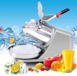 Electric Ice Crusher & Shaver Machine – 1450RPM, 65KGH, Stainless Steel Bowl – Snow Cone Maker for Cocktails, Smoothies & Ice Cream
